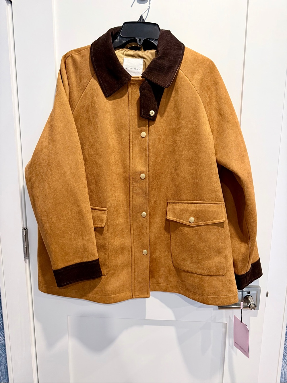🆕 NWT! Avec Les Filles Faux Suede Barn Jacket sz. 1X
